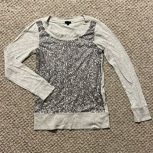 Women’s sequin front long sleeve